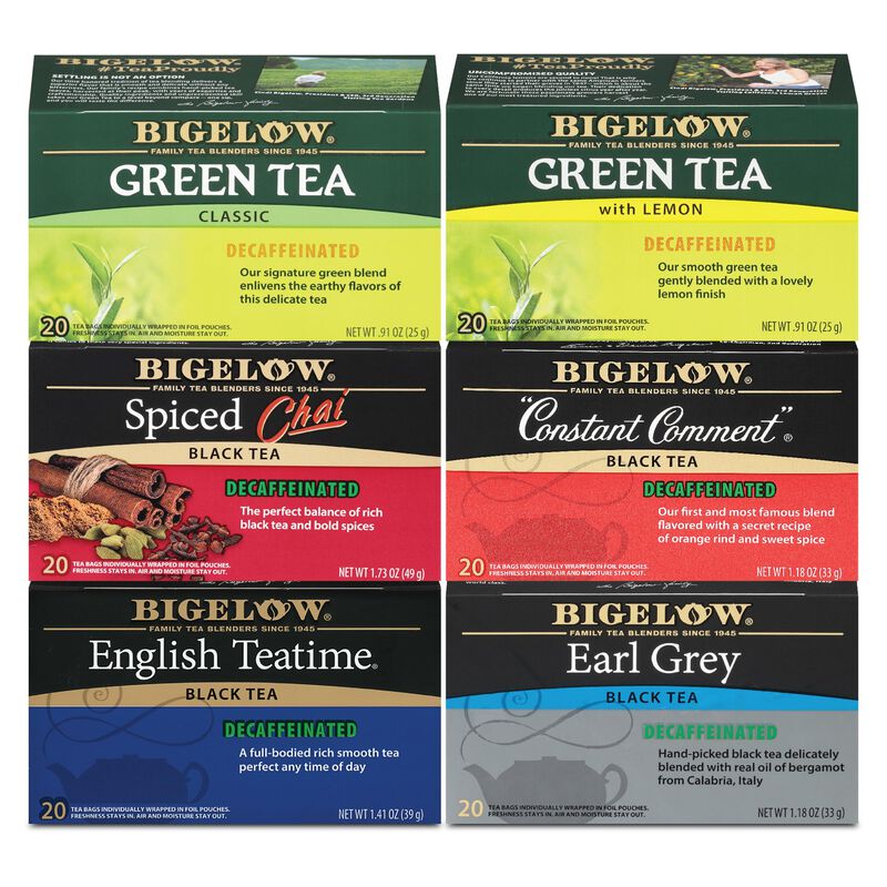 T&eacute; Bigelow Descafeinado - Variedad De 6 Sabores... image number null