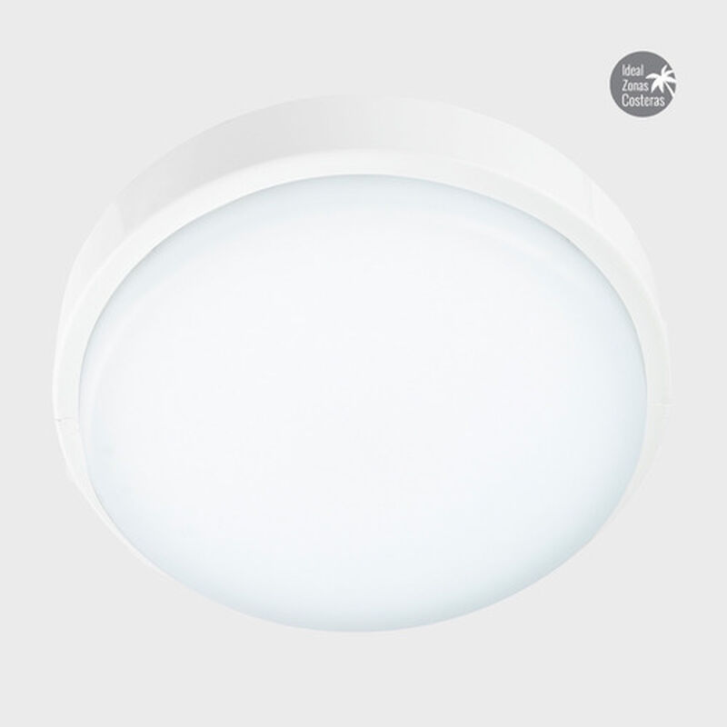 Lampara Sobreponer Techo Blanco 18w Luz D&iacute;a Ptl... image number null