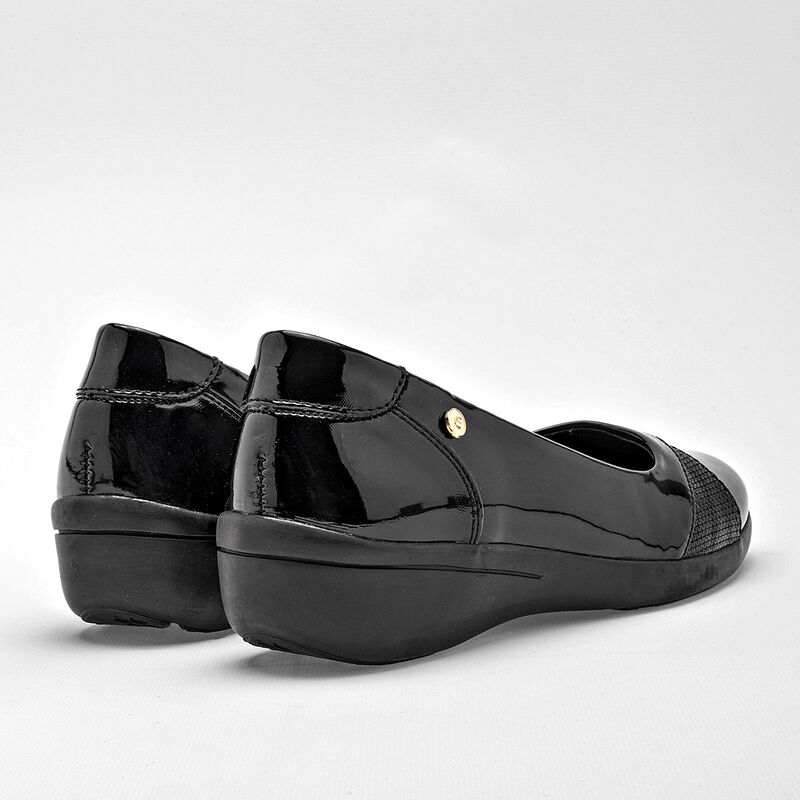Etnia Zapatos para mujer negro charol image number null