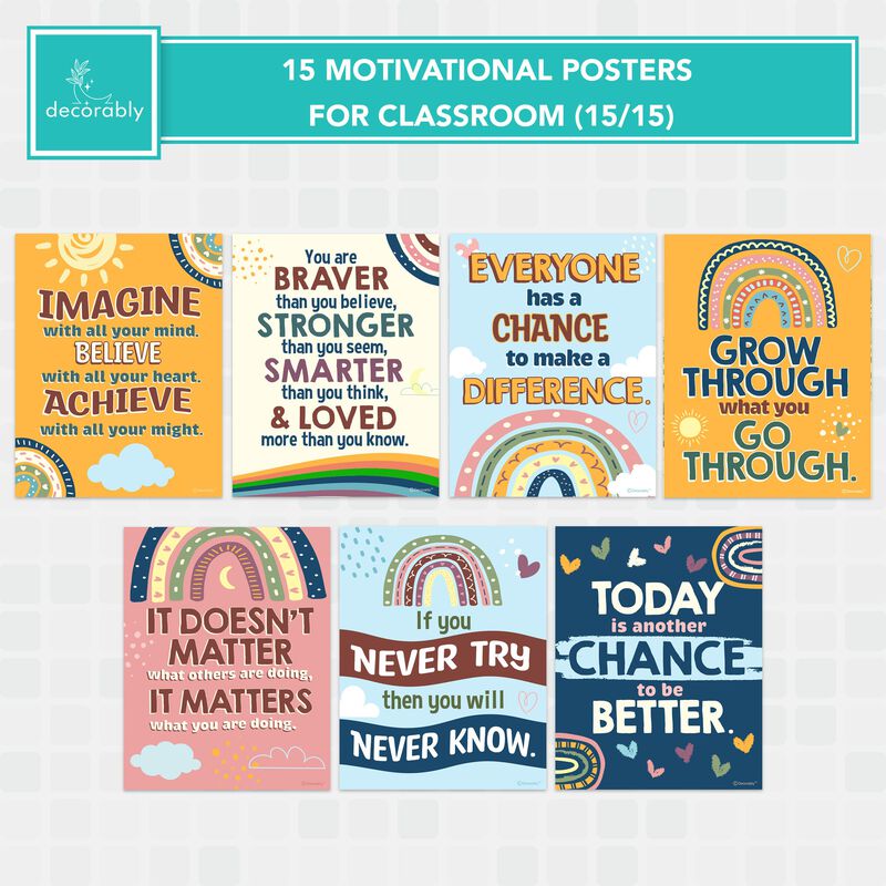 Arte De Pared Decorably 15 Piezas 28 &times; 36 cm Bo... image number null