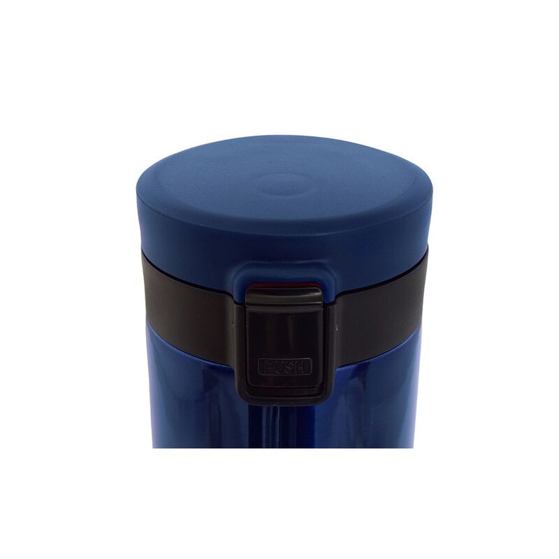 Termo Acero Inoxidable 500 Ml Azul Marino Negro... image number null