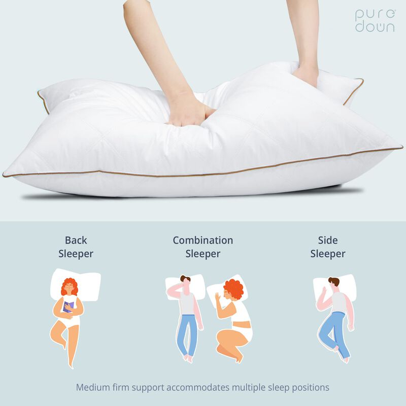 Almohada Puredown&reg; Con Plumas De Ganso Y Plum&oacute;n... image number null