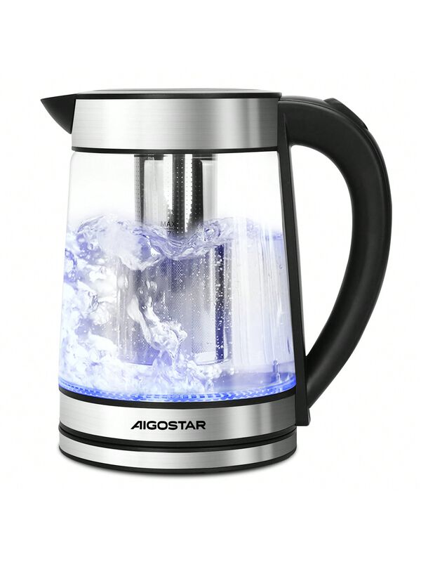 Aigostar Tetera El&eacute;ctrica de Vidrio Con Infusor... image number null