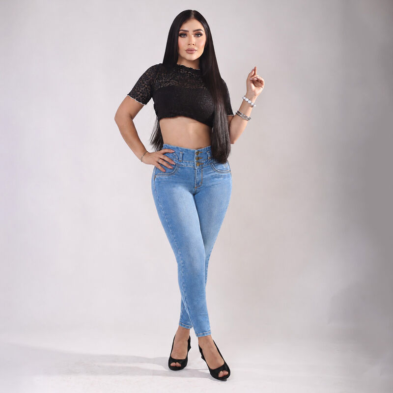 Jeans Nyk Super Skinny Cadera Media Mujer N4801... image number null