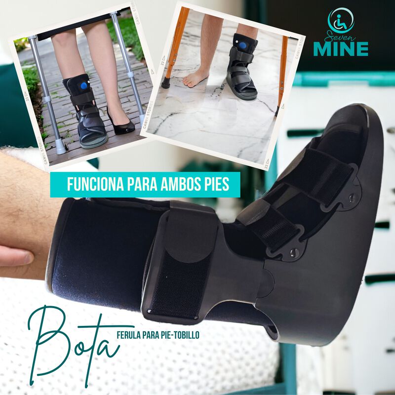 Bota Walker Corta (28cm) Neumática Válvula Bw-7... image number null