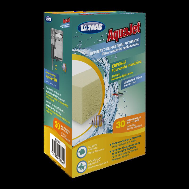 Lomas Repuesto&nbsp;de Esponja&nbsp;aquajet 30 Para Pecer... image number null
