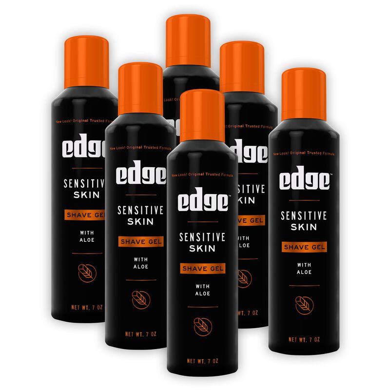 Gel De Afeitar Edge Para Hombre, Piel Sensible,... image number null