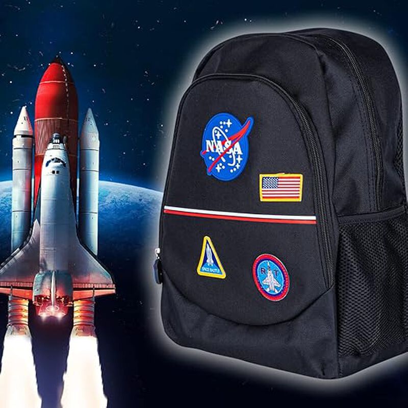 TechZone Mochila Escolar Logo NASA Oficial Dos ... image number null