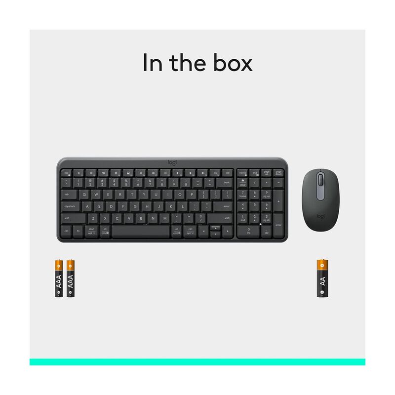 Kit Teclado Y Rat&oacute;n Inal&aacute;mbricos Logitech Mk250... image number null