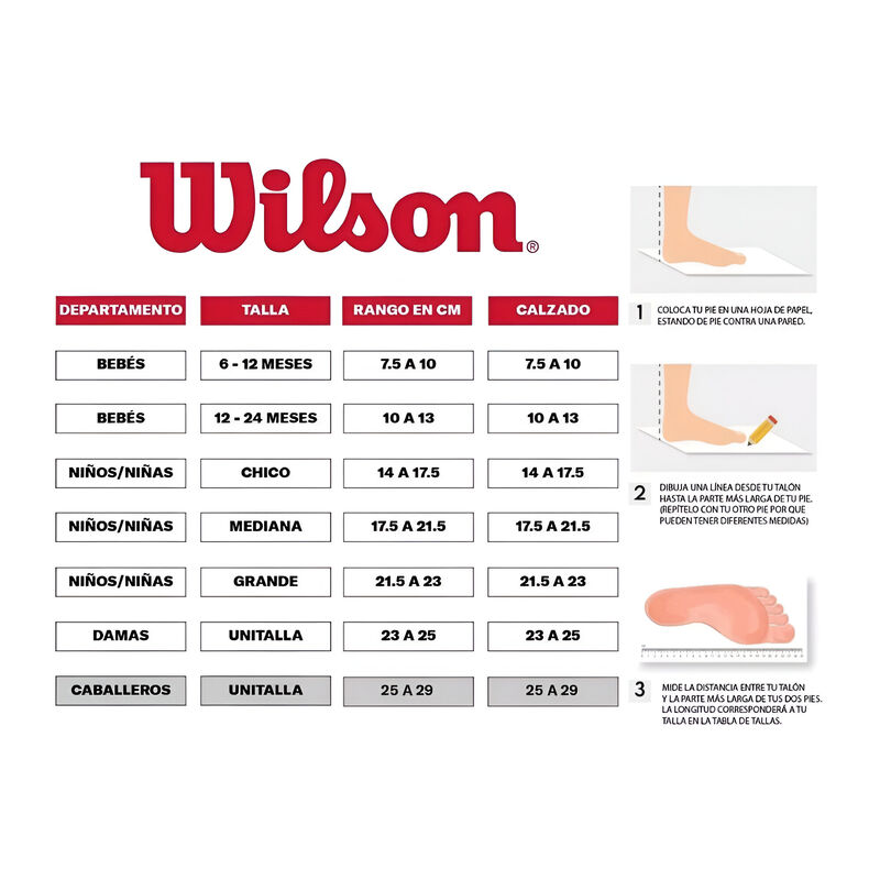 Wilson 5 Pares de Tines largos para Hombre, Col... image number null