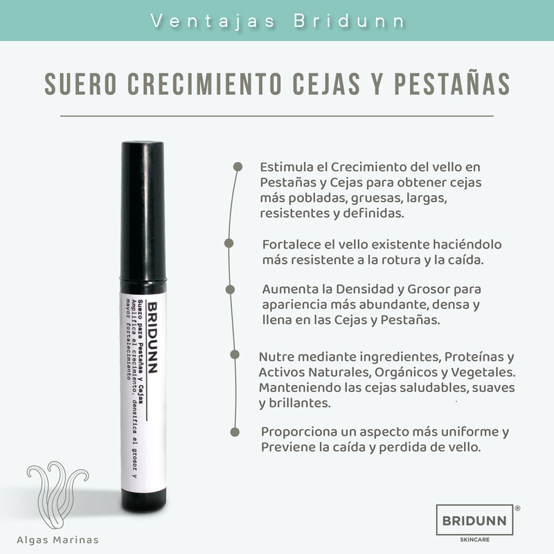 Kit BRIDUNN Suero + Boost para Cejas y Pestañas... image number null