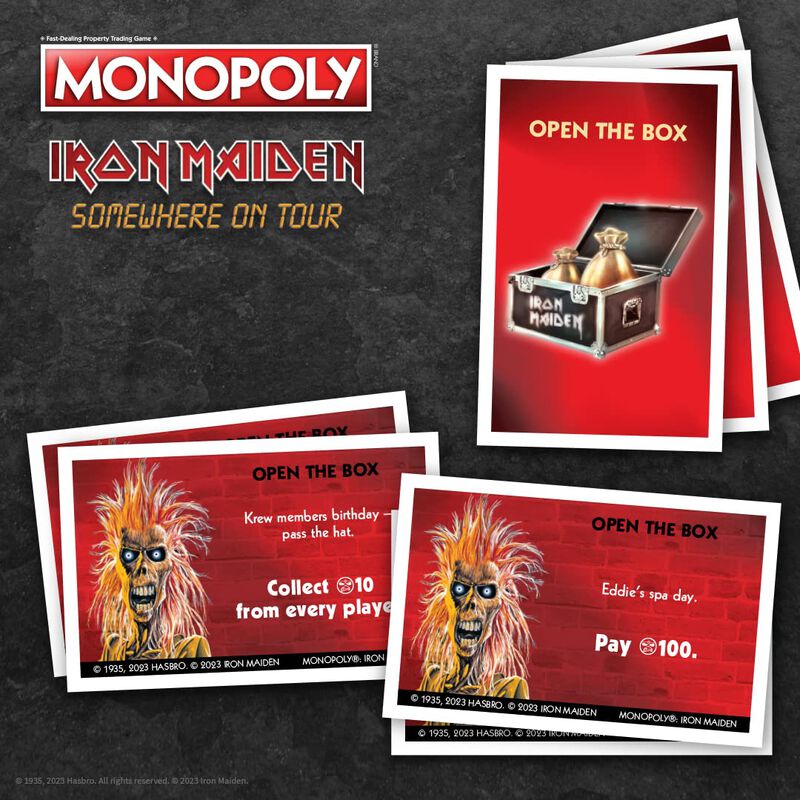 Juego De Mesa Usaopoly Monopoly Iron Maiden Con... image number null