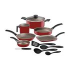 Bater&iacute;a De Cocina Tramontina Ankara 12 Piezas Roja 27899522