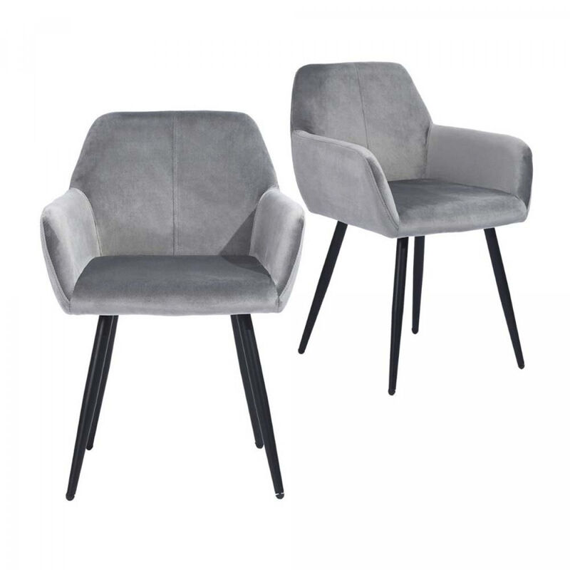 Juego de 2 Sillas de Cocina con Respaldo de Ter... image number null