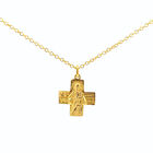 Cruz Sagrado Corazón de Jesús en Cadena Oro