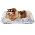Cama Para Perros Eheyciga De Felpa Extra Grande Gris Esponjosa