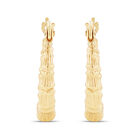 Arracadas De Oro Amarillo 10K (12 Mm Aprox.)