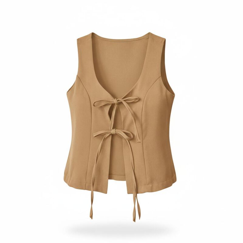 Chaleco Jaretas Escote Cuadrado image number null