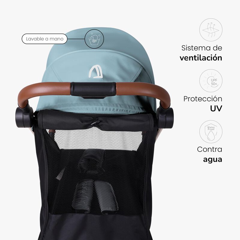 Carriola Compacta Unyotons K6 Azul Plegable image number null