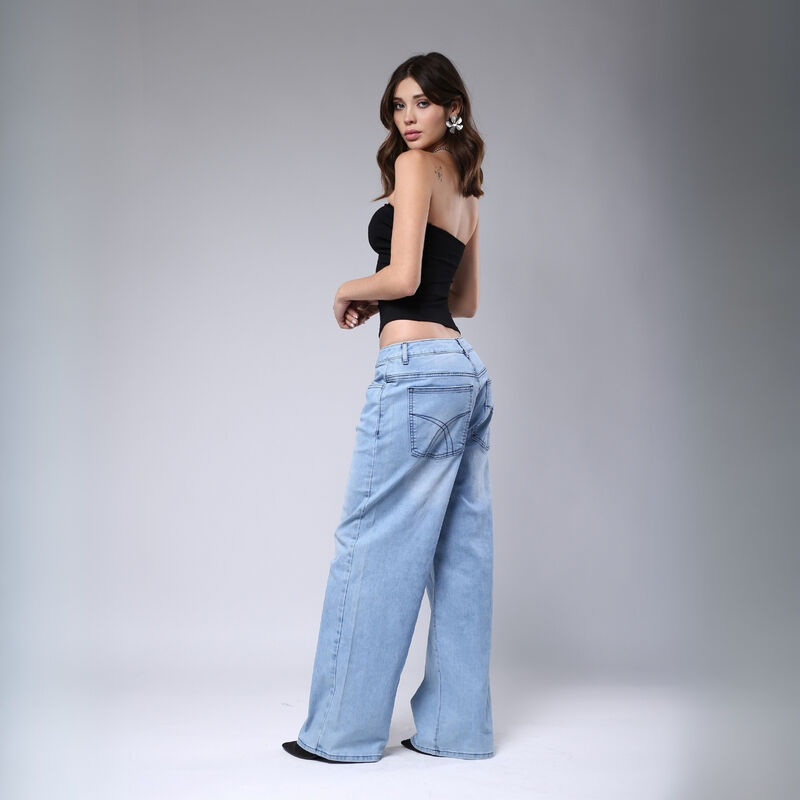 Jeans de Dama Recto Savi Jeans SB4701C Tiro Alt... image number null