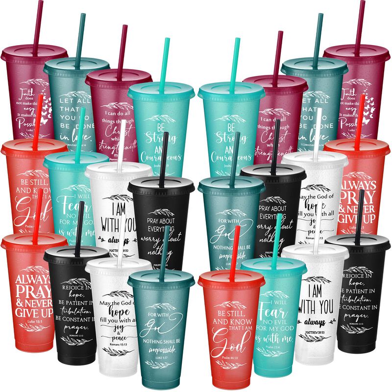 Vaso Havawish 710 ml Con Vers&iacute;culo B&iacute;blico image number null