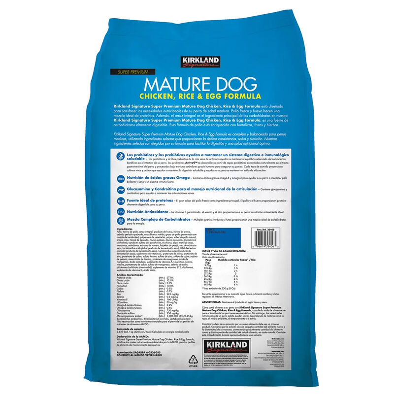 Alimento Para Perro Mature Dog Pollo Arroz Huev... image number null