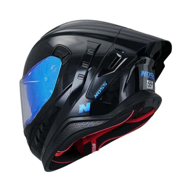 Casco Noss Ns-806 Cerrado S&oacute;lido Negro Xxl image number null