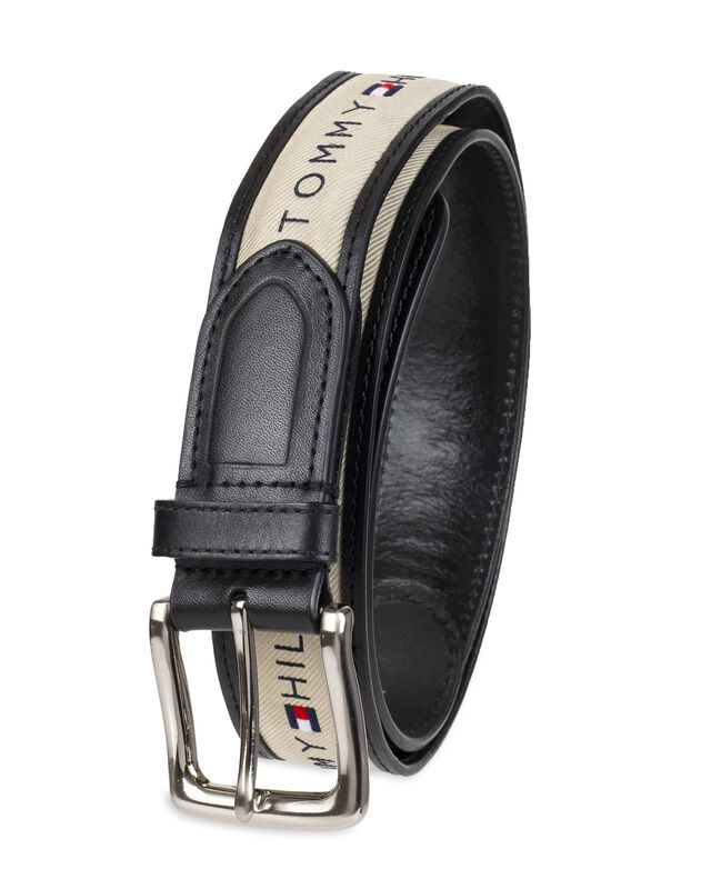 Cintur&oacute;n Tommy Hilfiger Con Cinta Incrustada Pa... image number null