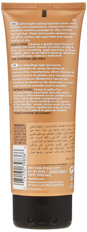 Loci&oacute;n De Maquillaje Para Piernas Sally Hansen ... image number null