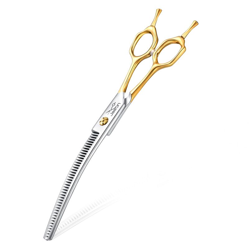 Tijeras De Peluquer&iacute;a Canina Jason Curved Thinn... image number null