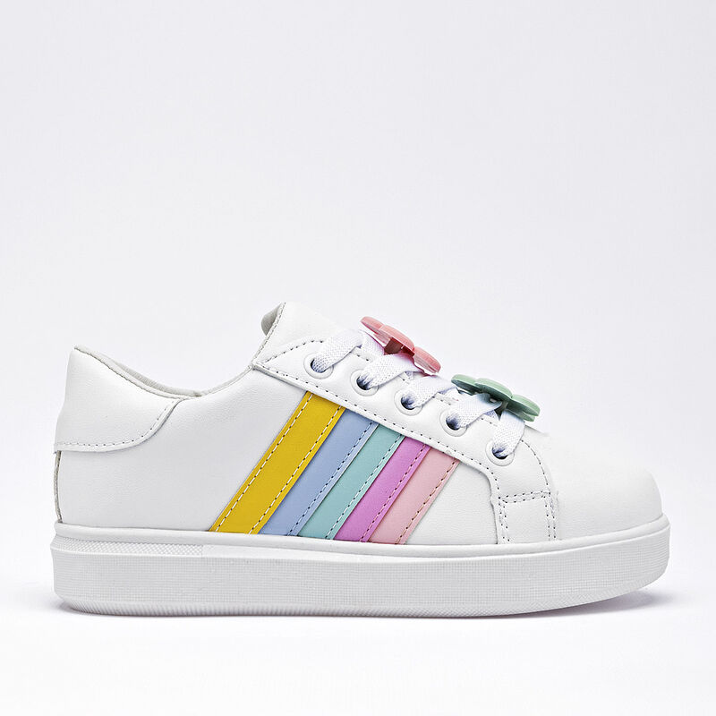 Moramora tenis para ni&ntilde;a blanco multicolor cod ... image number null