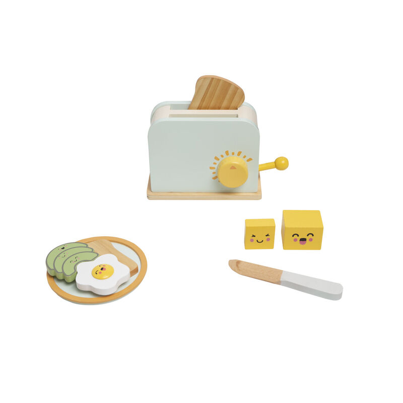 JUGUETE DE MADERA SET DE TOSTADORA image number null