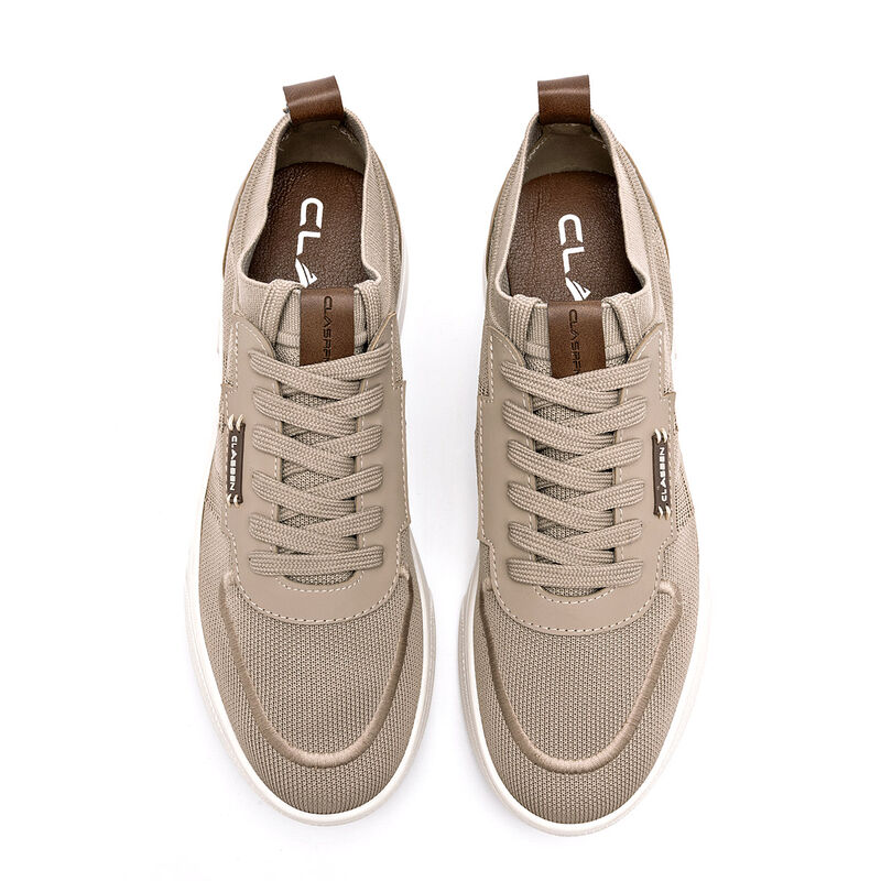 Clasben Tenis urbano para hombre. Beige image number null