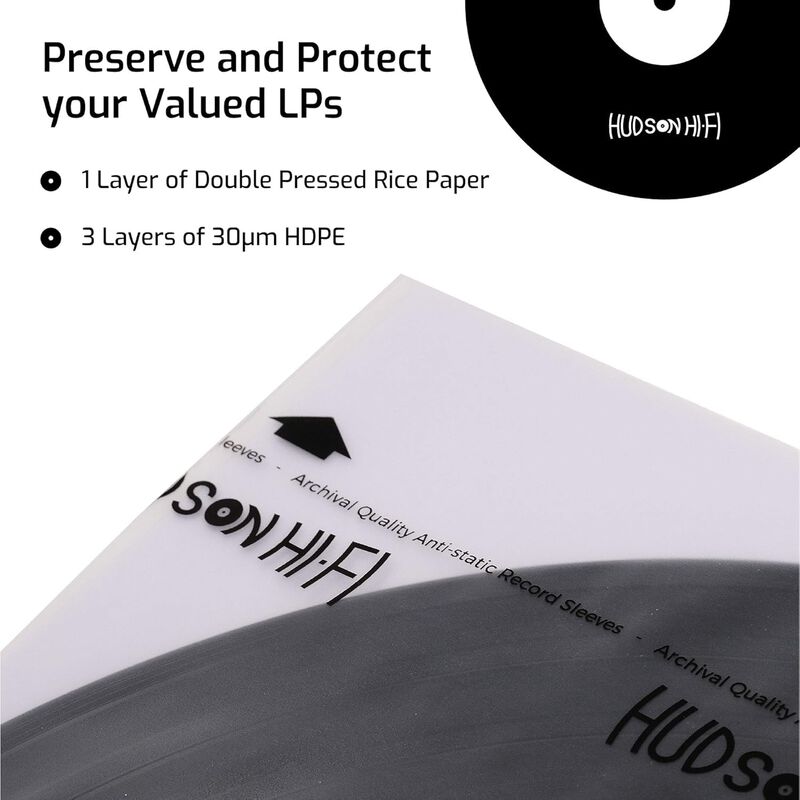 Fundas Interiores Para Discos De Vinilo Hudson ... image number null