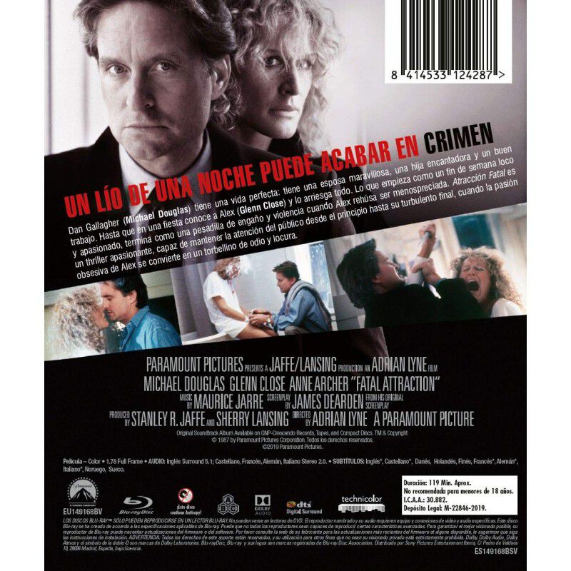 Atracci&oacute;n Fatal (bd) [blu-ray] image number null