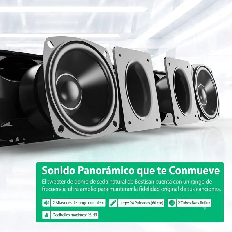Barra De Sonido Bluetooth Bestisan St08pro Home... image number null