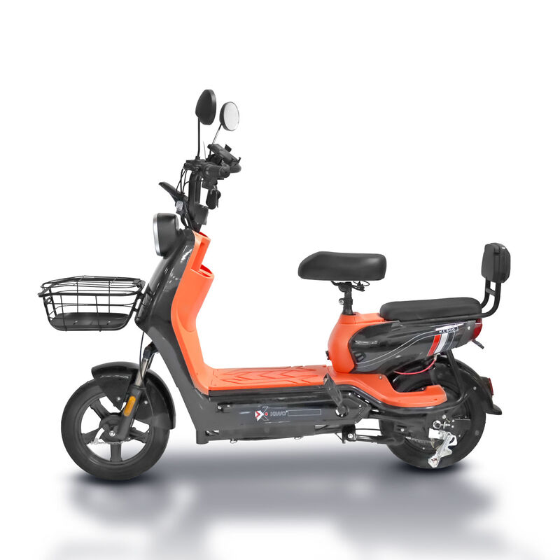 Bicicleta El&eacute;ctrica Negro Con Naranja Kiwo Kl 8... image number null
