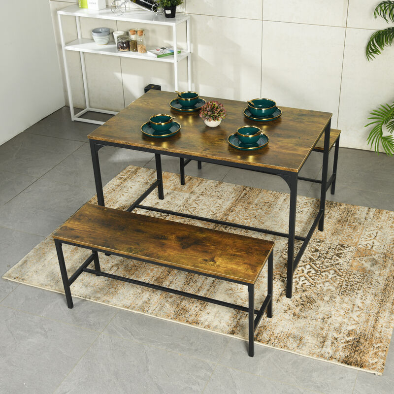 Comedor Rectangular Con 2 Sillas FurnitureR image number null