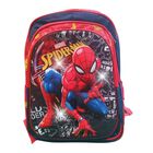 Mochila Escolar Spider-Man Marvel C&oacute;mics Roja Ajustable