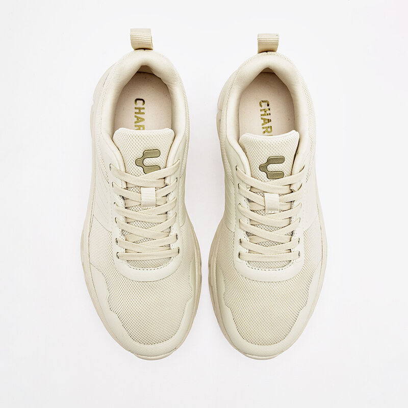 Charly tenis deportivo para mujer beige cod 139... image number null