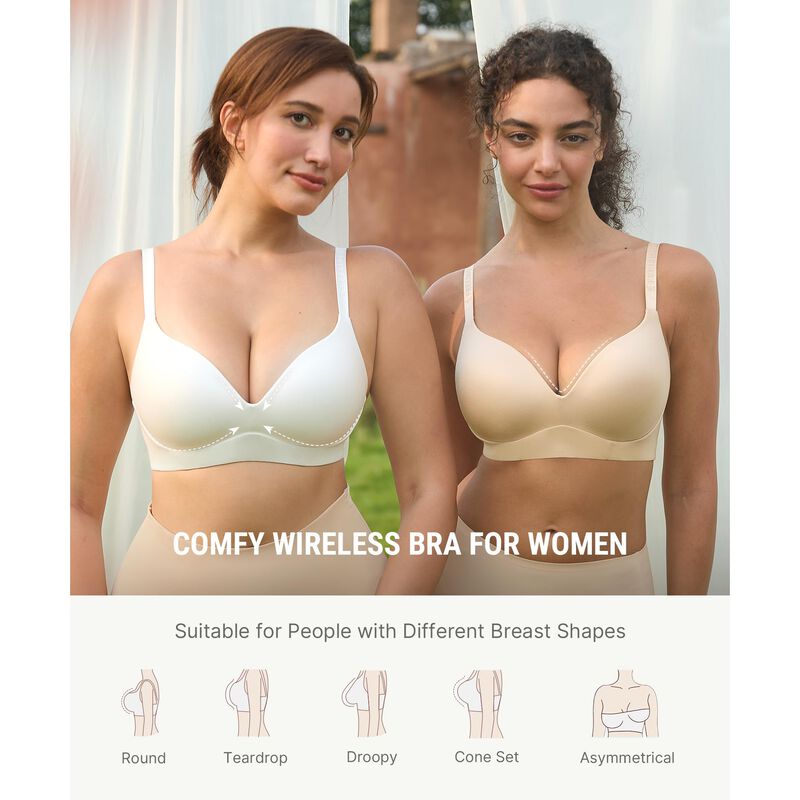 Sost&eacute;n Feelingirl Push-up 38DD Sin Aros - Negro image number null