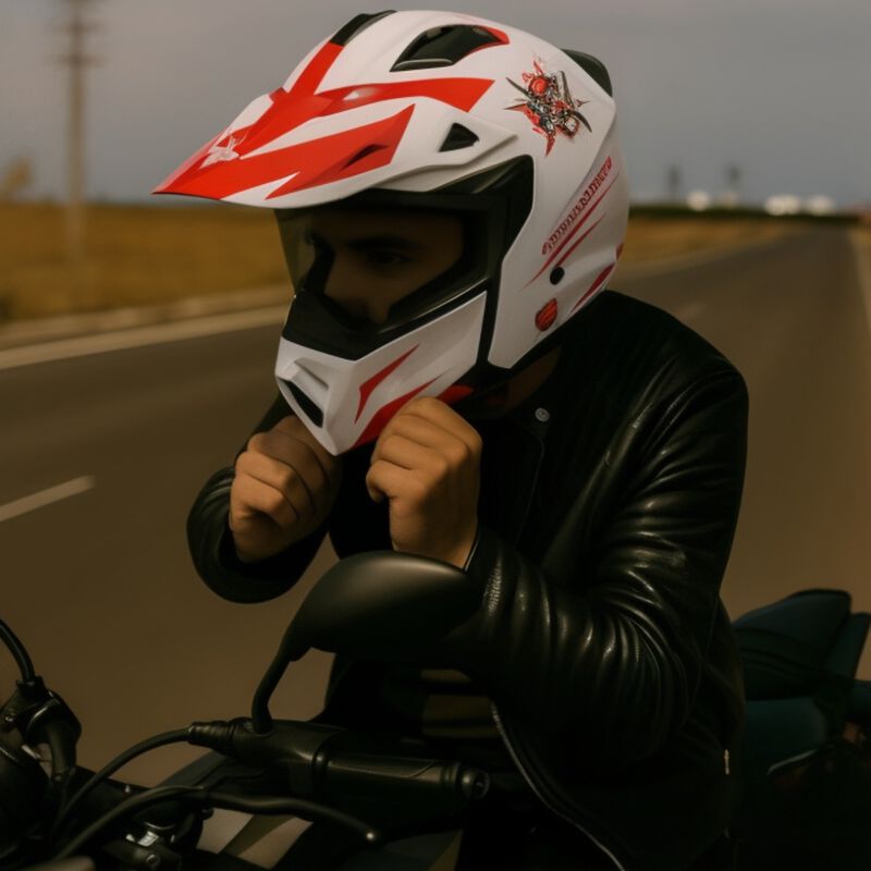 Casco Para Motocicleta Casco Integral Abatible ... image number null