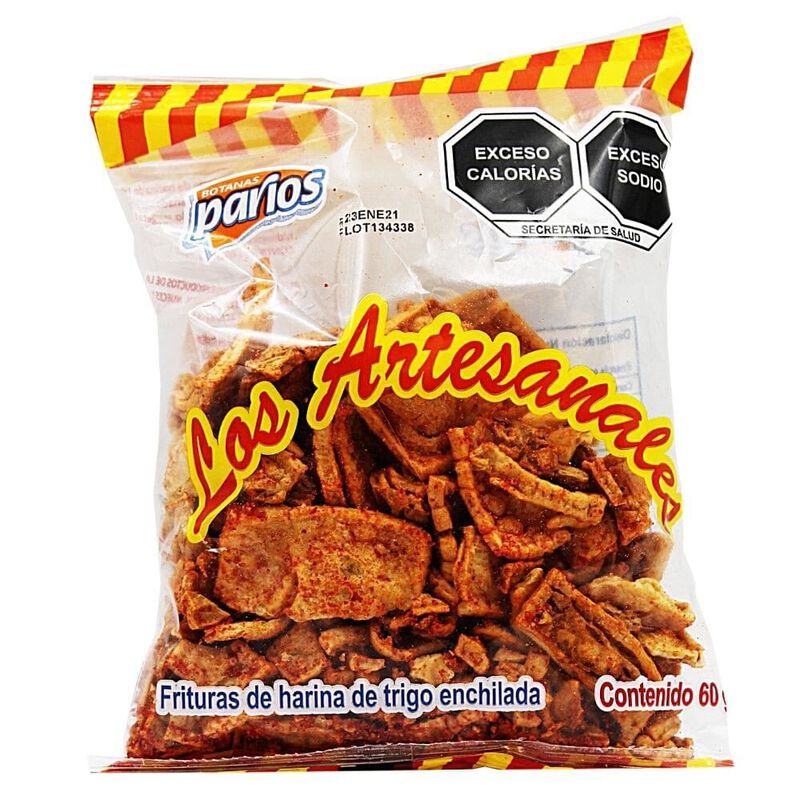 CHICHARRON ARTESANAL PARIOS 60GR image number null