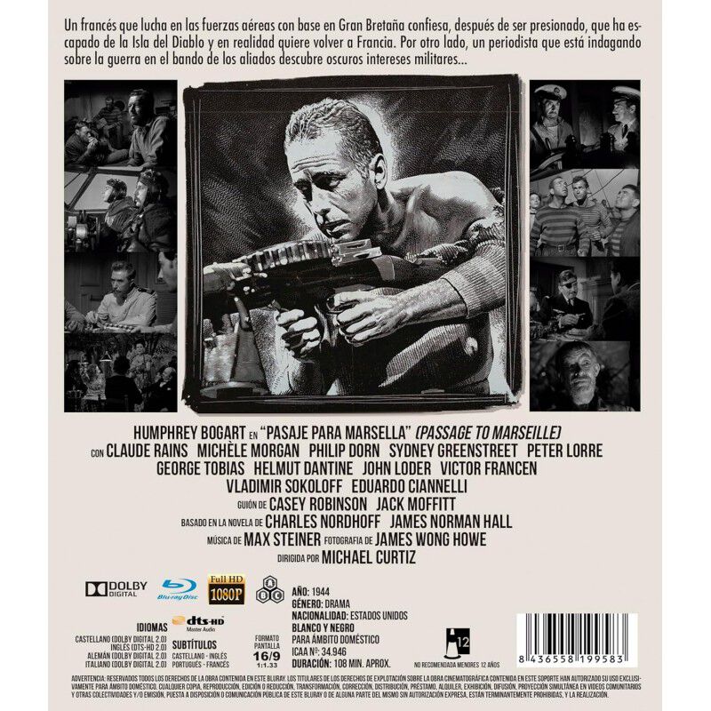 Pasaje A Marsella [blu-ray] (1944) image number null