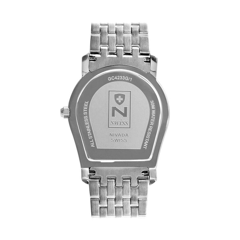 Reloj Nivada Diplomat Caballero Ac/Ac Blanco Ro... image number null