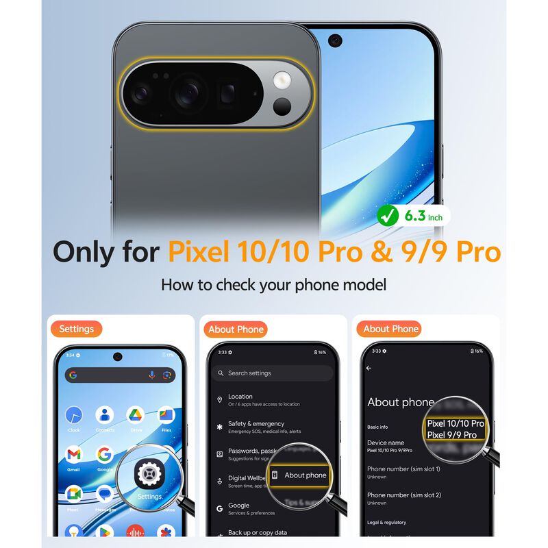 Funda FNTCASE para Pixel 10 / 10 Pro Magsafe image number null