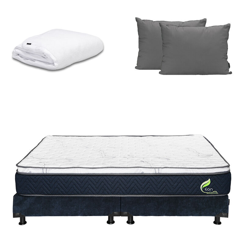 Colch&oacute;n King Size Eon + Box + Almohada 2pack + ... image number null