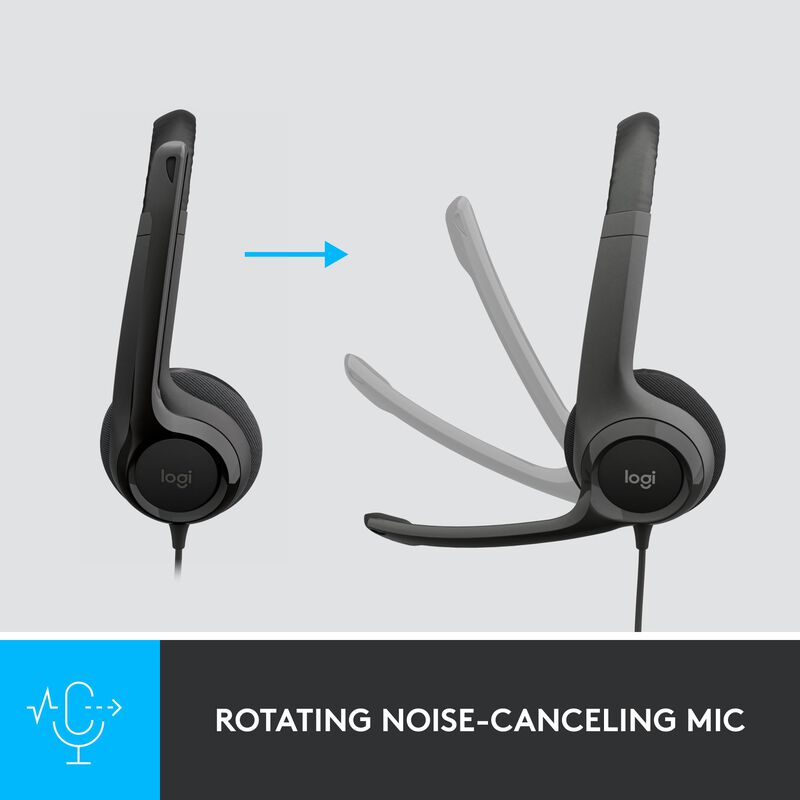Auriculares Est&eacute;reo Logitech H390 Con Cable Y M... image number null