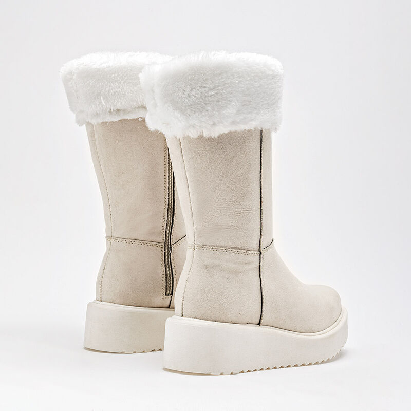 Been Class Bota con peluche para mujer beige image number null