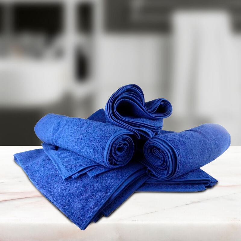 Set 2 de Toallas Alberca Azul Rey Premium Ultra... image number null